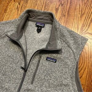Patagonia Men's Better Sweater Fleece Vest Gray Size XXL Full Zip Pocket Outdoor